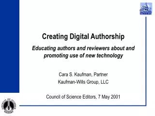 Creating Digital Authorship