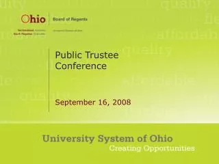 Public Trustee Conference