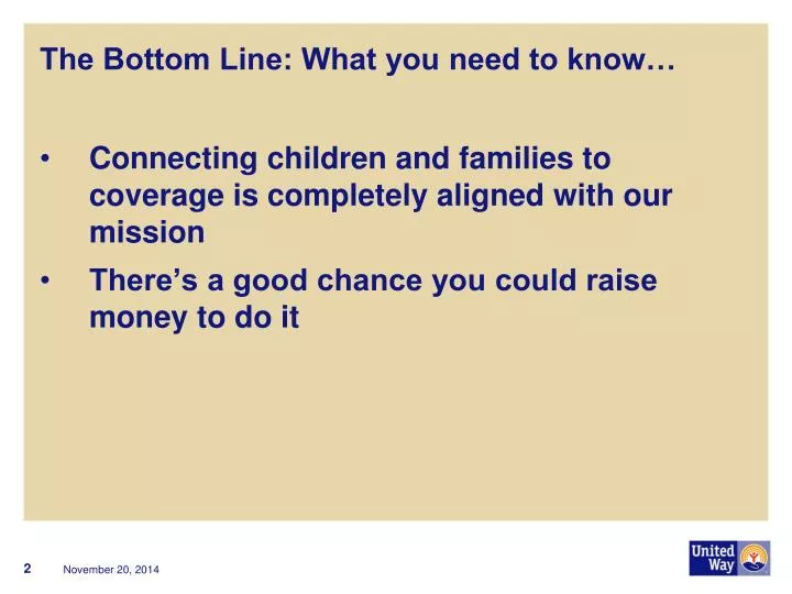 the bottom line what you need to know
