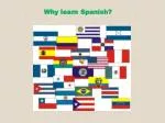Why learn Spanish? - slide 1