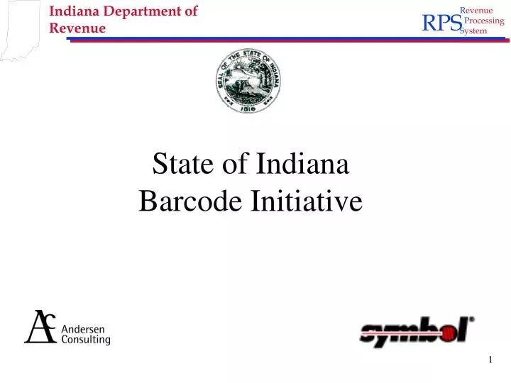 state of indiana barcode initiative