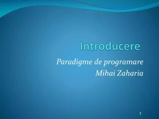 introducere