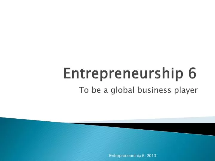 entrepreneurship 6