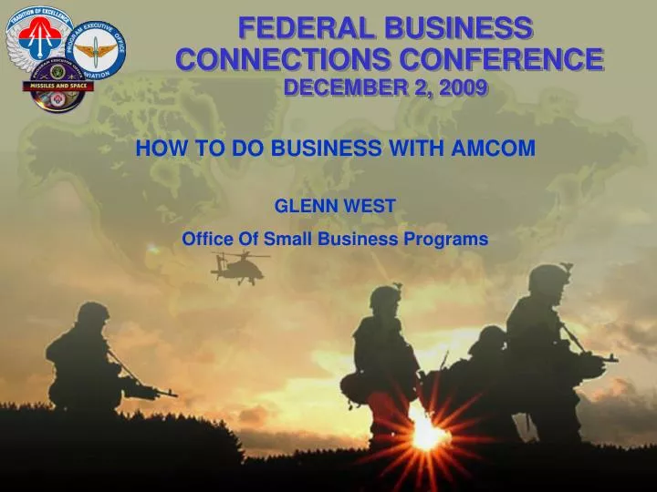 federal business connections conference december 2 2009