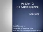 Effective Commissioning of Hydrology Information Systems for Optimal Data Management - slide 1