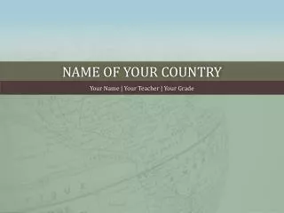 Name of Your Country