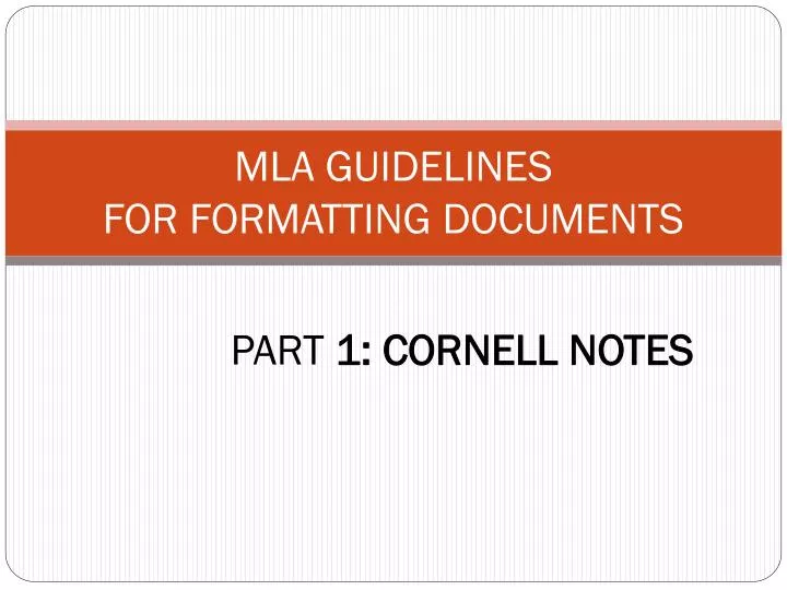 part 1 cornell notes