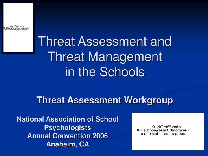 threat assessment and threat management in the schools threat assessment workgroup