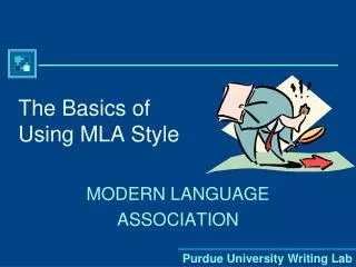 the basics of using mla style