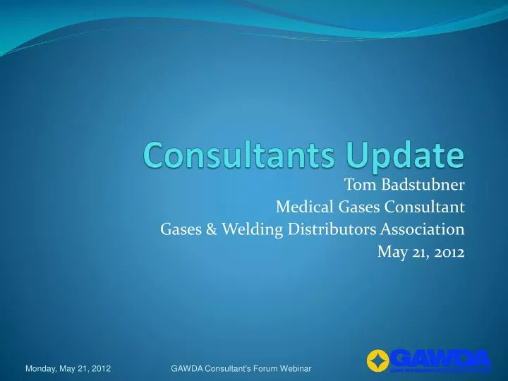 consultants update