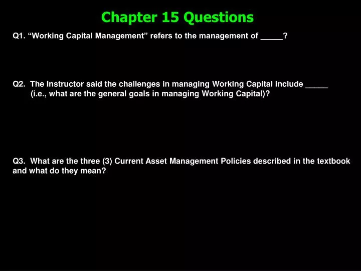 chapter 15 questions
