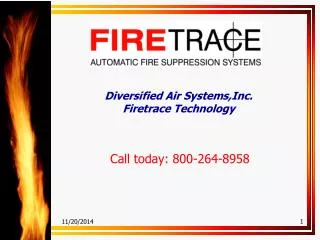 Diversified Air Systems,Inc. Firetrace Technology