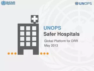 UNOPS Safer Hospitals