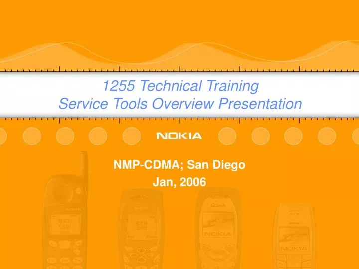 1255 technical training service tools overview presentation