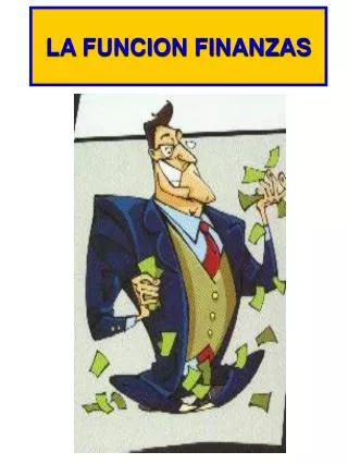 la funcion finanzas