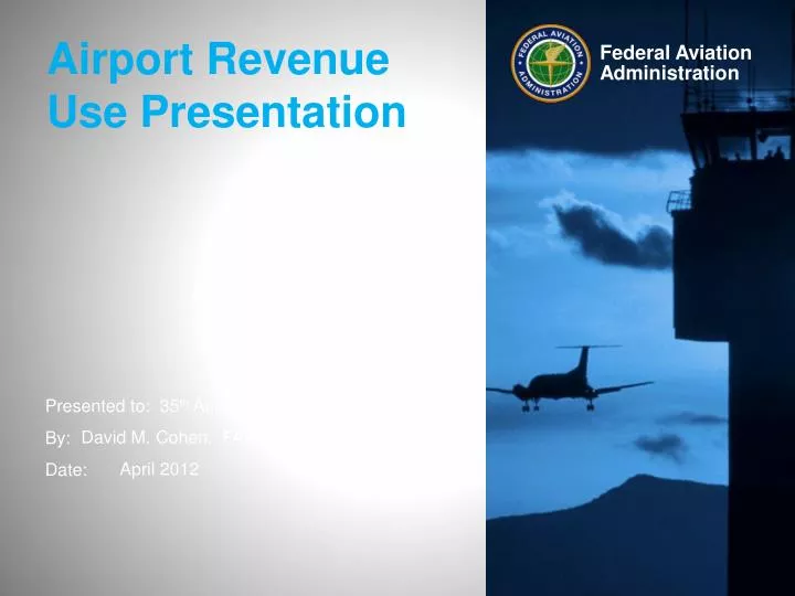 airport revenue use presentation