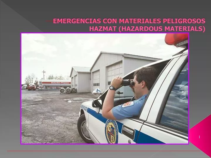 emergencias con materiales peligrosos hazmat hazardous materials