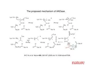 M-C Ho et al. Nature 459 , 393-397 (2009) doi:10.1038/nature0 7938