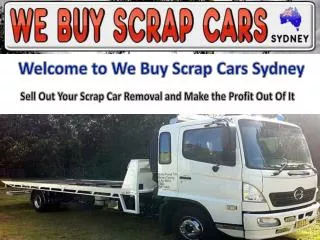 We Buy Scrap Cars Sydney