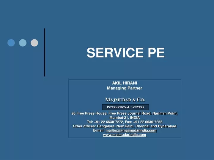service pe