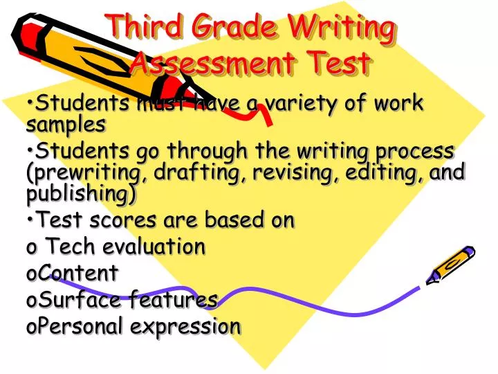 third grade writing assessment test