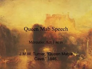 queen mab speech