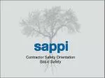 Contractor Safety Orientation Basic Safety - slide 1