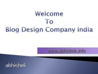 Wordpress Blog Design Company in India