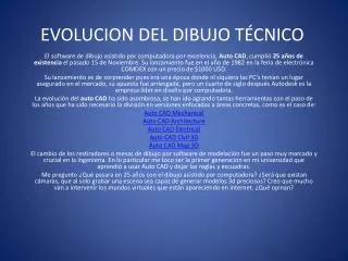 evolucion del dibujo t cnico