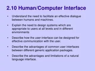 2 10 human computer interface
