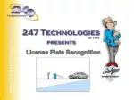 License Plate Recognition - slide 1