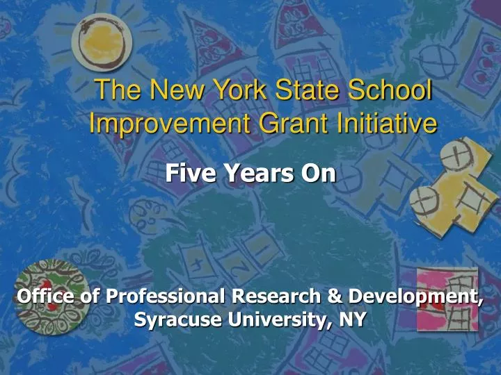the new york state school improvement grant initiative