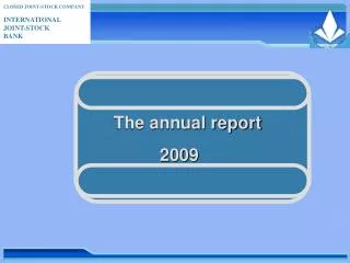 The annual report 2009