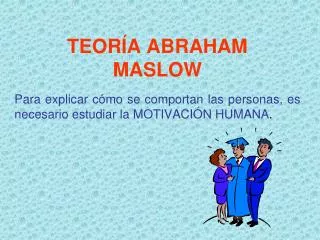 teor a abraham maslow