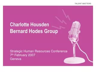 Charlotte Housden Bernard Hodes Group
