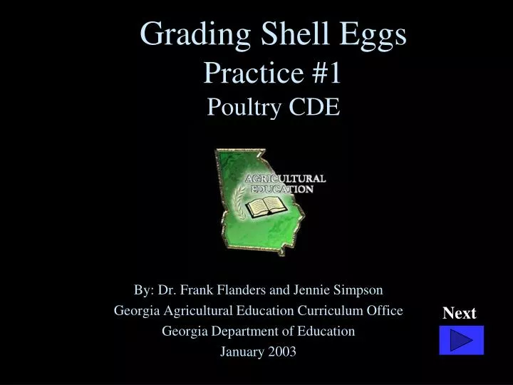 grading shell eggs practice 1 poultry cde