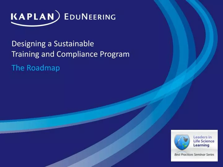 designing a sustainable training and compliance program