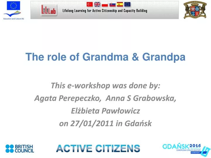 the role of grandma grandpa