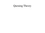 Queuing Theory - slide 1
