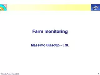 Farm monitoring