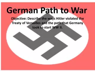 German Path to War