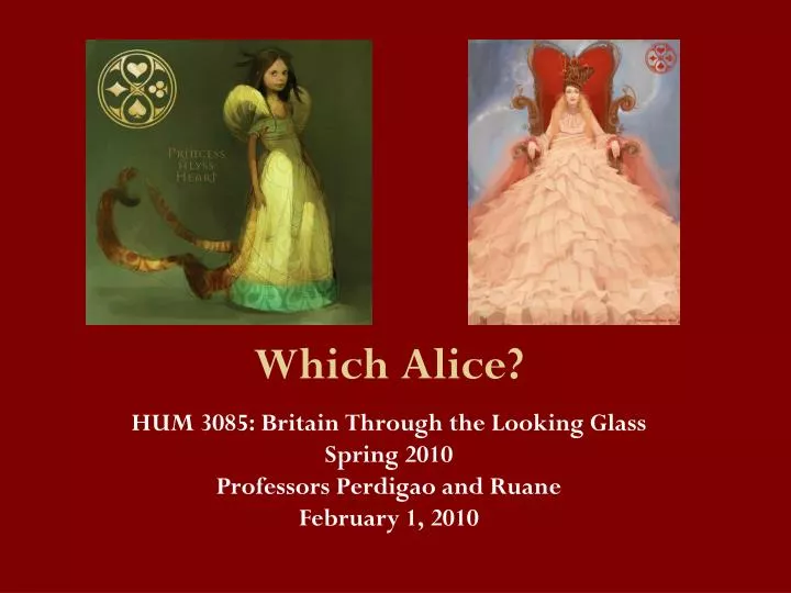 which alice
