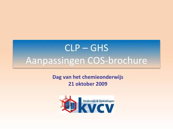 clp ghs aanpassingen cos brochure