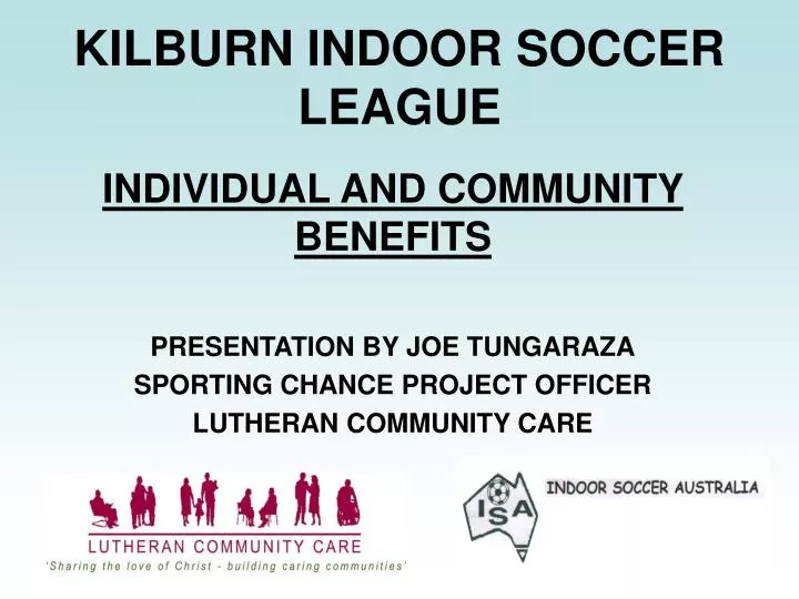 kilburn indoor soccer league