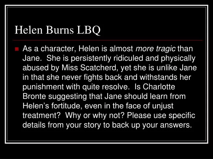 helen burns lbq