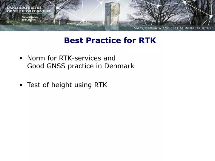best practice for rtk