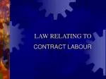 CONTRACT LABOUR - slide 1