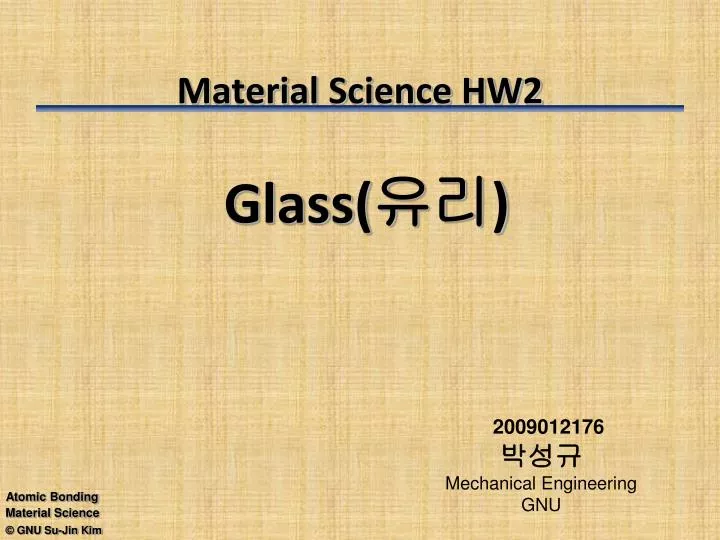 material science hw2