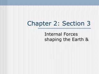 Chapter 2: Section 3