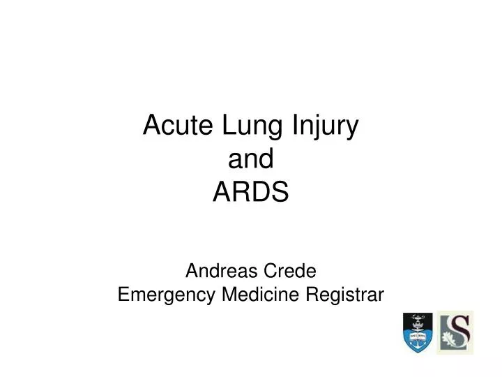 acute lung injury and ards